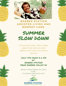 Summer Slow Down @ Barber Station